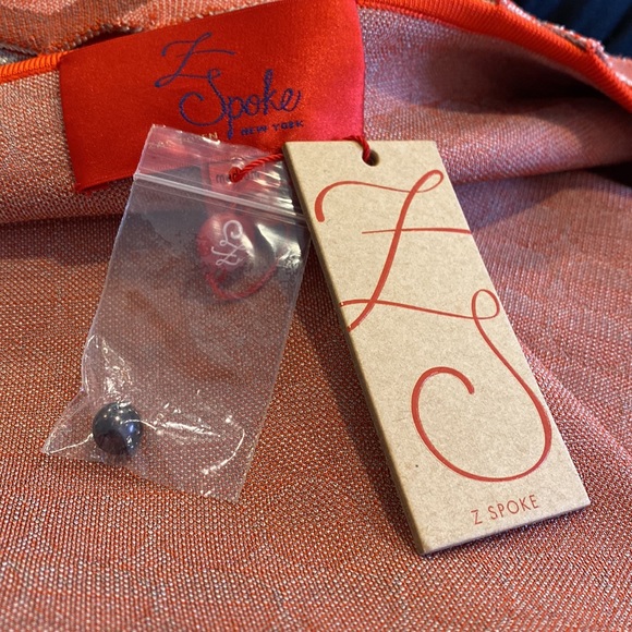 Zac Posen Z Spoke New York button front jacket with lattice detail perfect NWT - Picture 13 of 16